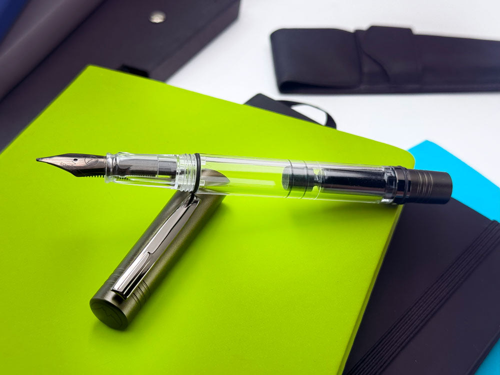 Monteverde USA® MP1 Lock-It Piston Technology Fountain Pen Olive Green