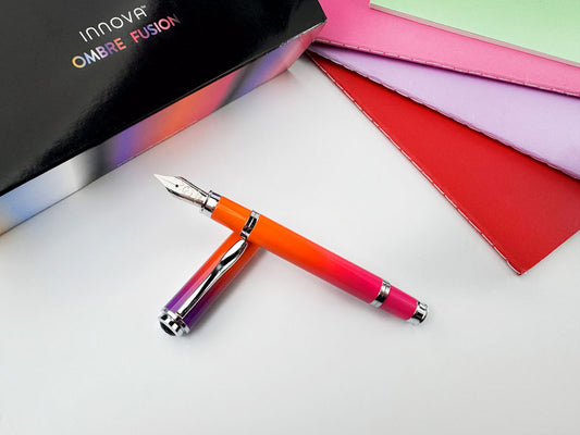 Monteverde Innova Ombre Fusion Harmony (Purple/Orange/Violet) Fountain Pen