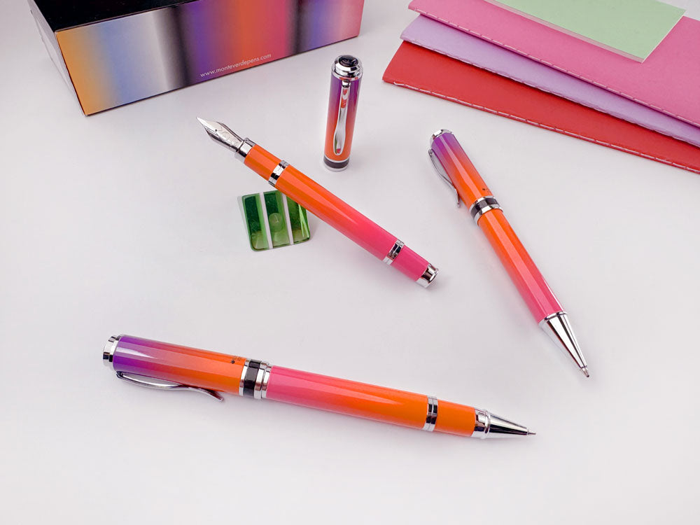Monteverde Innova Ombre Fusion Harmony (Purple/Orange/Violet) Fountain Pen