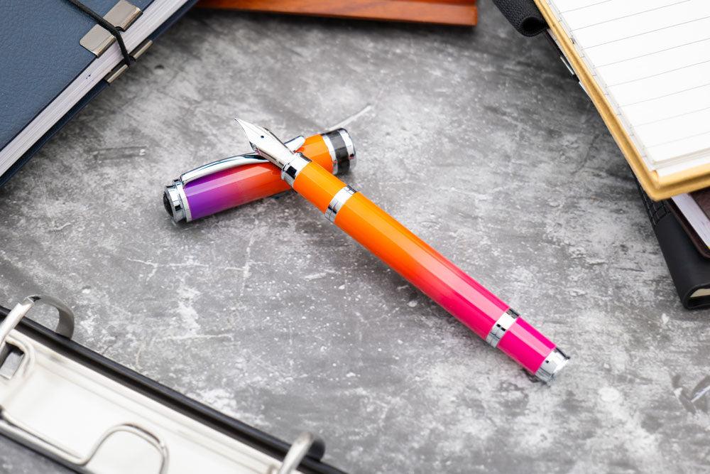 Monteverde Innova Ombre Fusion Harmony (Purple/Orange/Violet) Fountain Pen