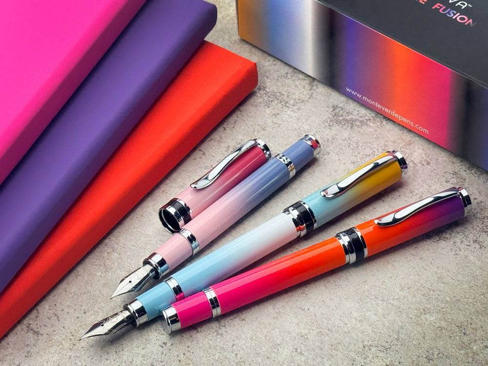 Monteverde Innova Ombre Fusion Harmony (Purple/Orange/Violet) Fountain Pen