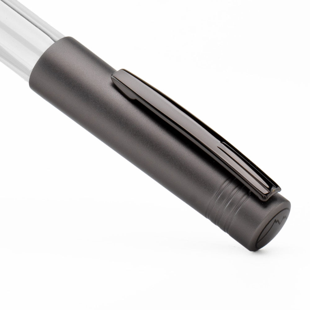 Monteverde USA® MP1 Lock-It Piston Technology Fountain Pen Coal Grey