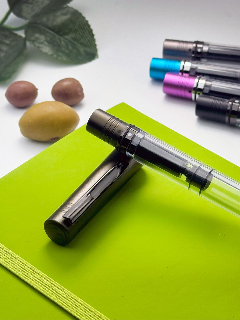 Monteverde USA® MP1 Lock-It Piston Technology Fountain Pen Olive Green