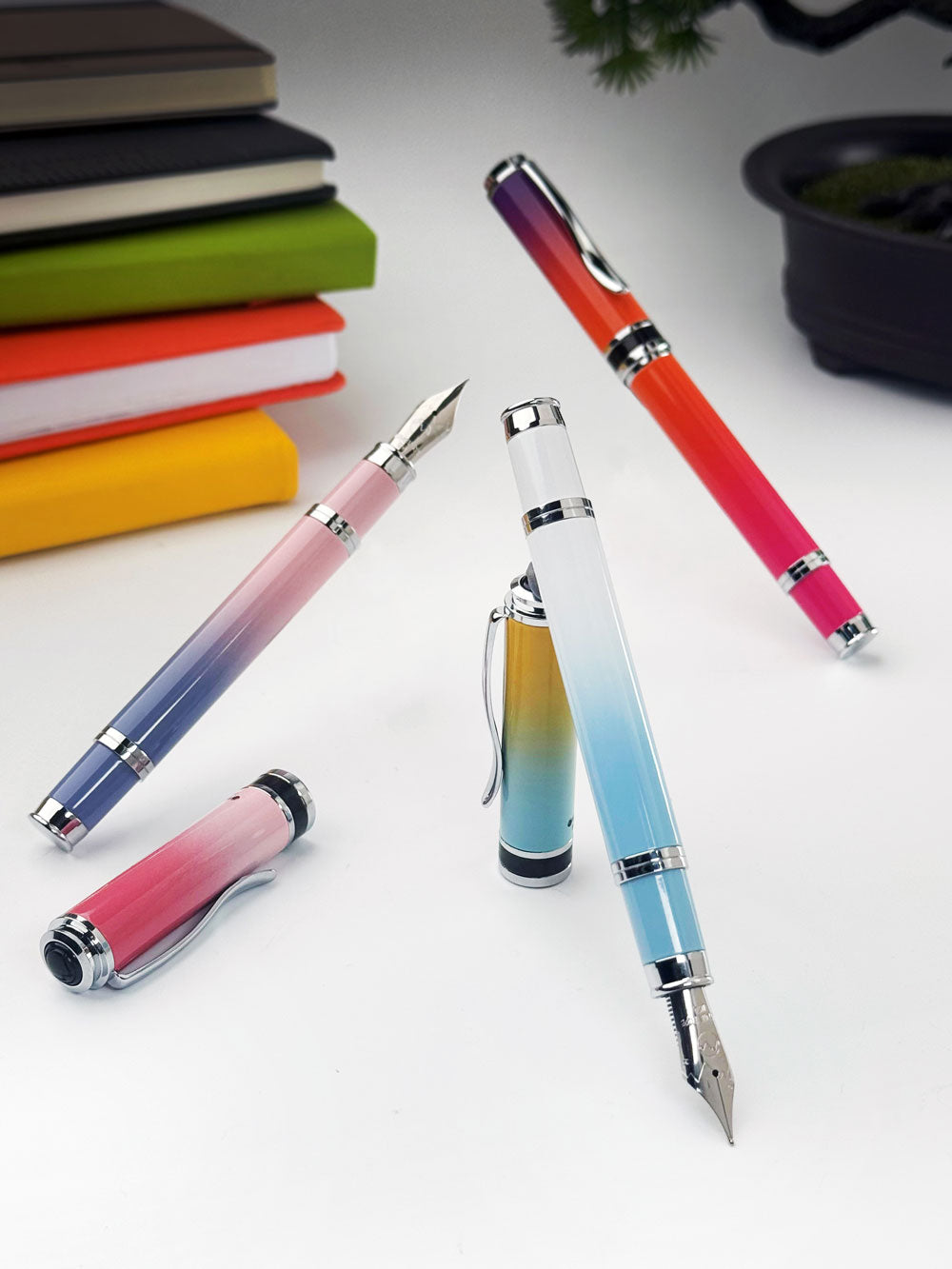 Monteverde Innova Ombre Fusion Bliss (Gold/Blue/White) Fountain Pen