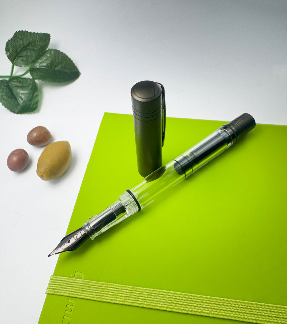 Monteverde USA® MP1 Lock-It Piston Technology Fountain Pen Olive Green