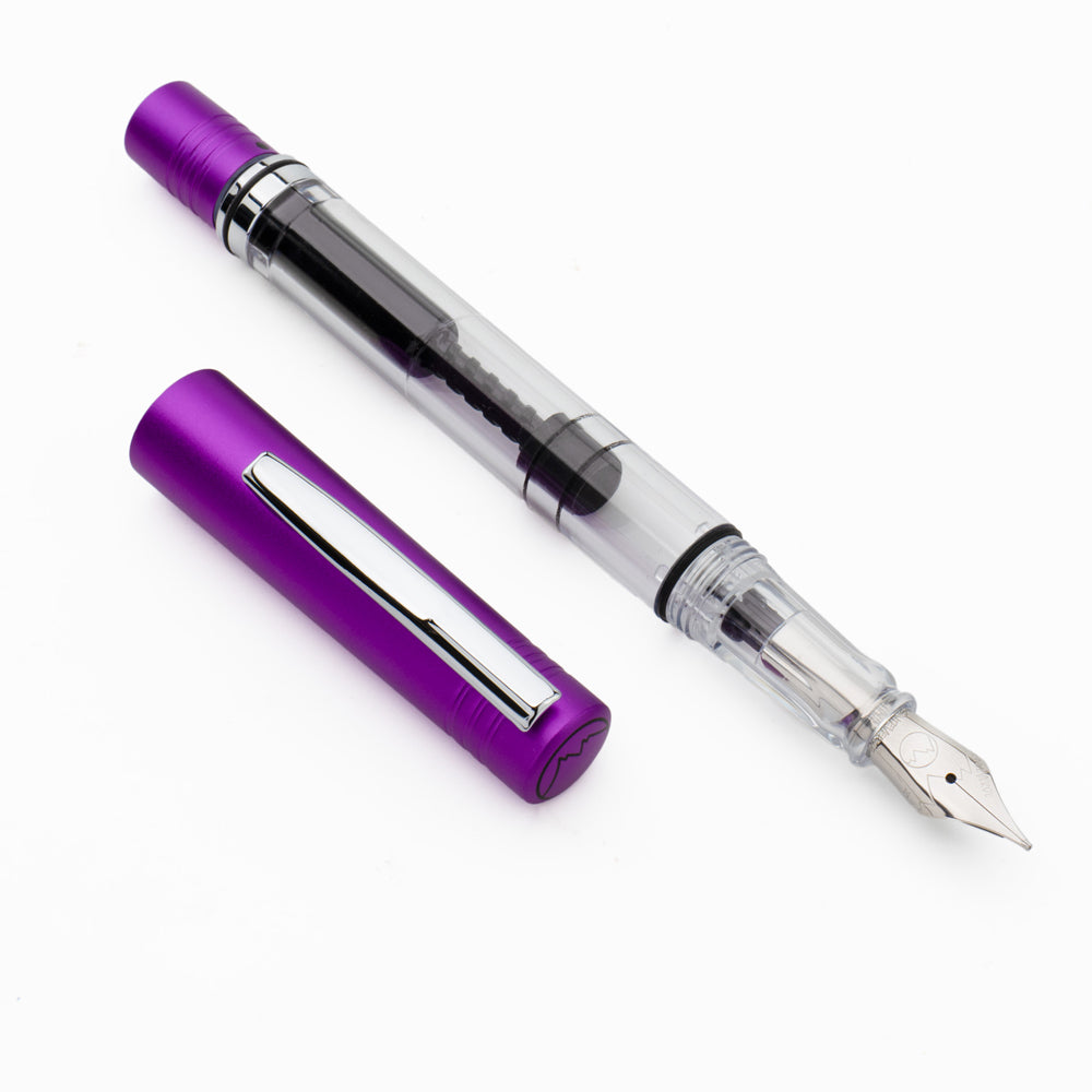 Monteverde USA® MP1 Lock-It Piston Technology Fountain Pen Purple Frost
