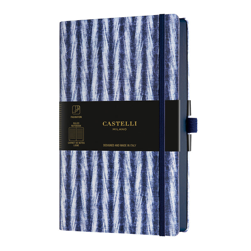 Castelli Milano Shibori Medium Ruled Notebook - Twil