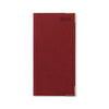 Letts of London Connoisseur Slim Portrait Week to View Diary with Appointments 2024 - Red