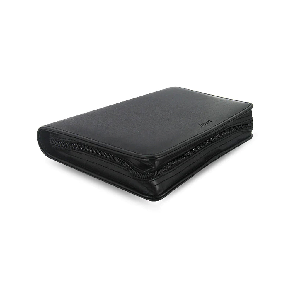 Filofax Metropol Zip Personal Organiser - Black