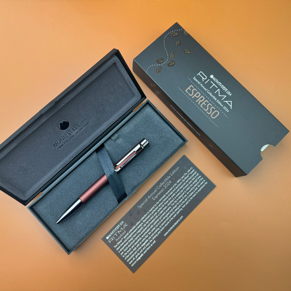 Monteverde USA Ritma Special Annual EditionI Collectible Edition 2024 Anodized Espresso Ballpoint Pen