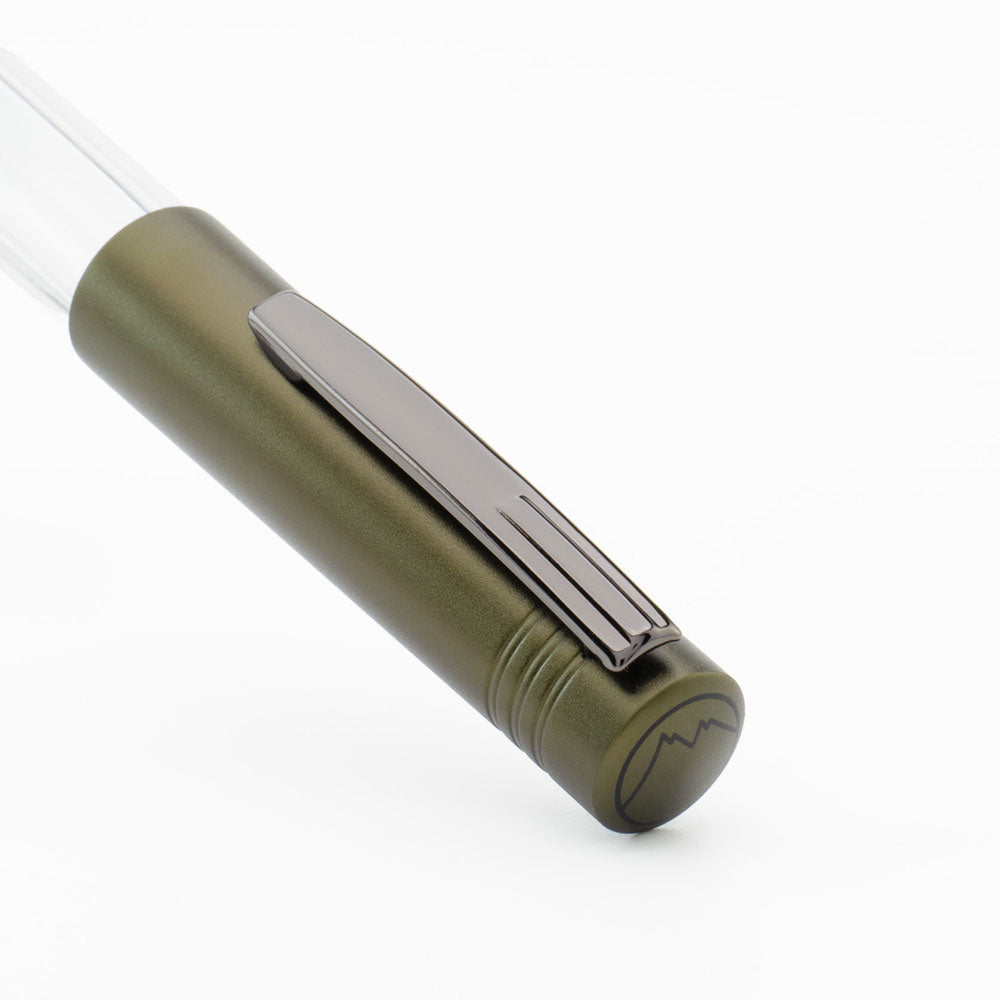 Monteverde USA® MP1 Lock-It Piston Technology Fountain Pen Olive Green