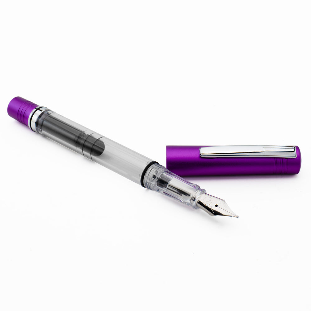 Monteverde USA® MP1 Lock-It Piston Technology Fountain Pen Purple Frost