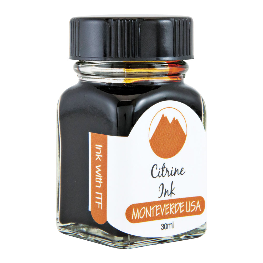 Monteverde USA GemsStone 30ml Fountain Pen Ink Citrine
