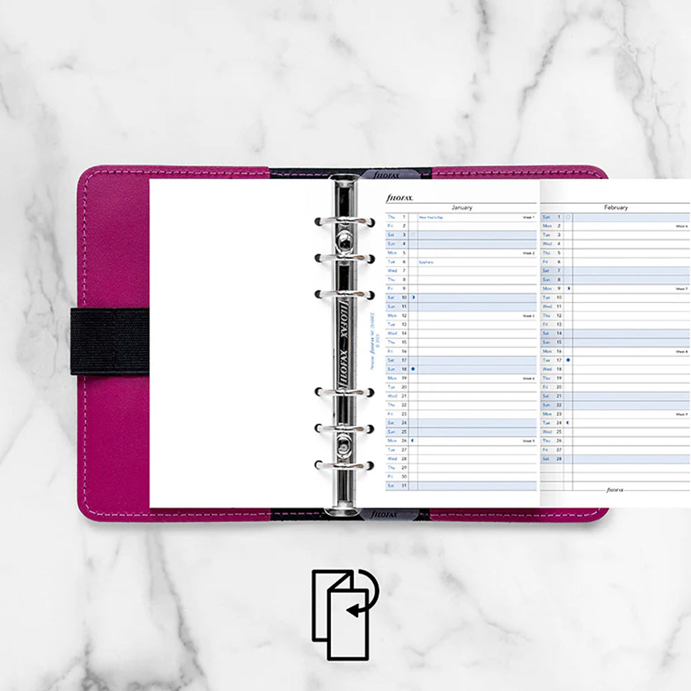 Vertical Year Planner - Personal 2026 English