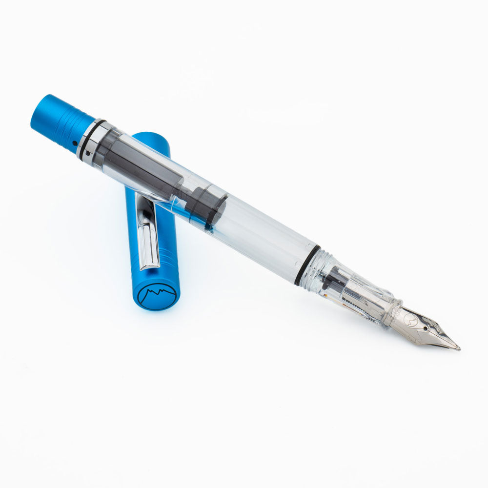 Monteverde USA® MP1 Lock-It Piston Technology Fountain Pen Bright Blue
