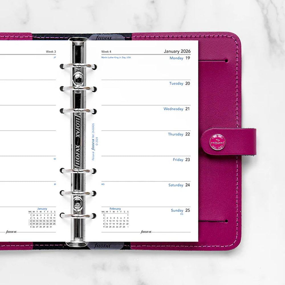 Week On One Page Plain Diary - Personal 2026 English