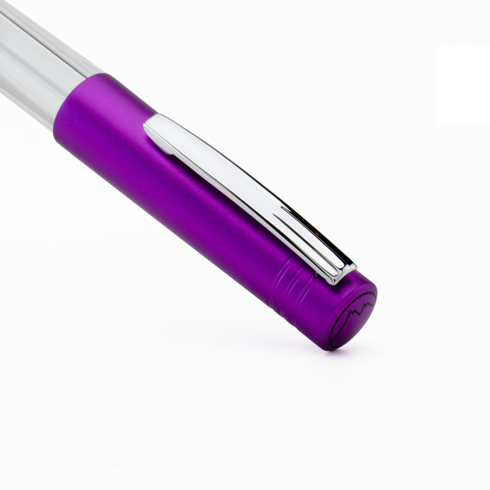 Monteverde USA® MP1 Lock-It Piston Technology Fountain Pen Purple Frost