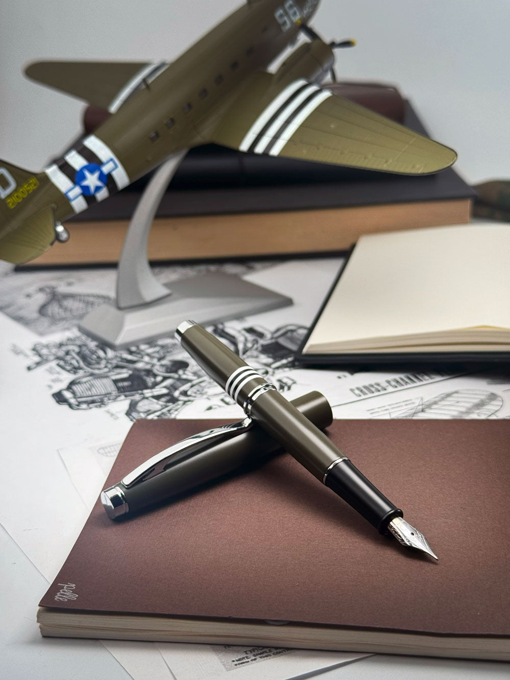 Monteverde USA® Dakota Fountain Pen Military Green