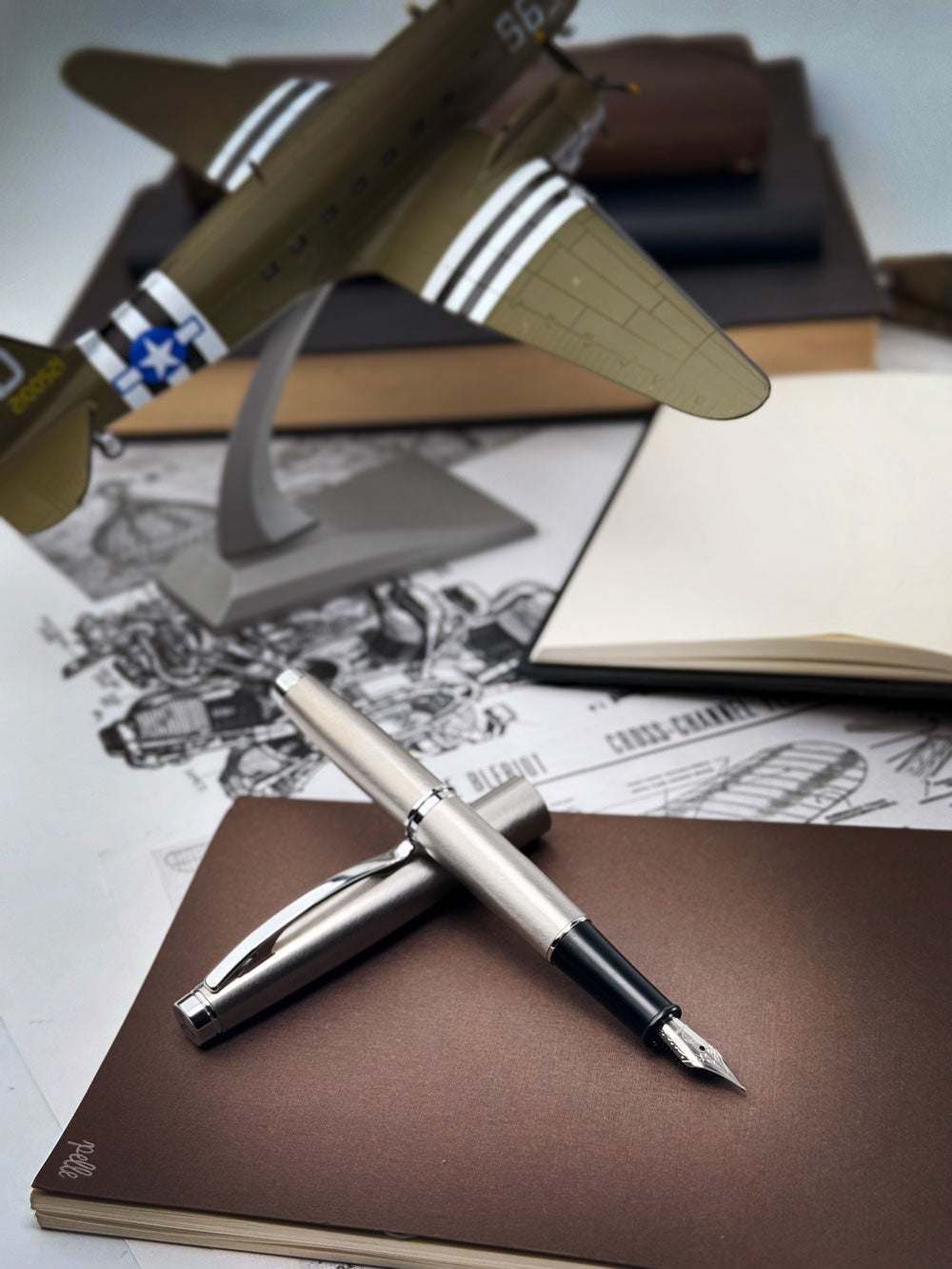 Monteverde USA® Dakota Fountain Pen Stainless Steel