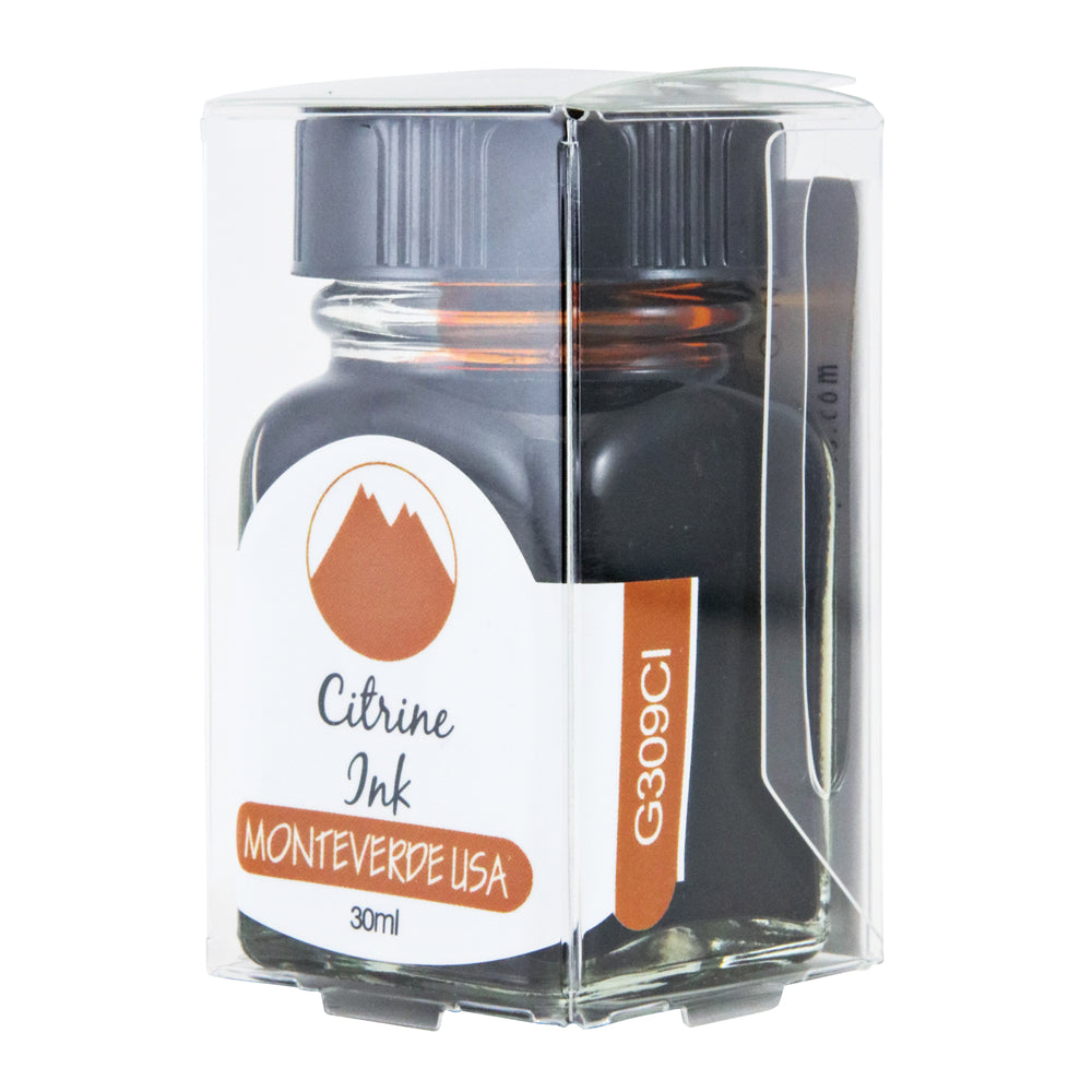 Monteverde USA GemsStone 30ml Fountain Pen Ink Citrine