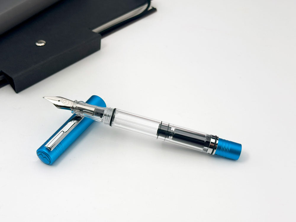 Monteverde USA® MP1 Lock-It Piston Technology Fountain Pen Bright Blue