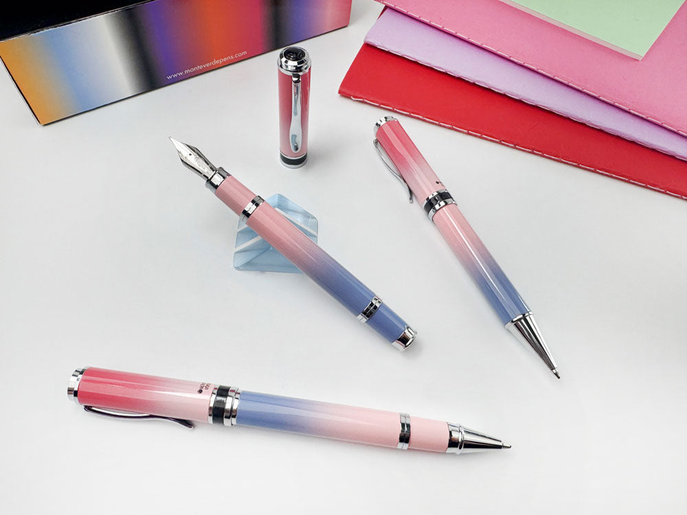Monteverde Innova Ombre Fusion Charm (Violet/Pink/Magenta) Fountain Pen