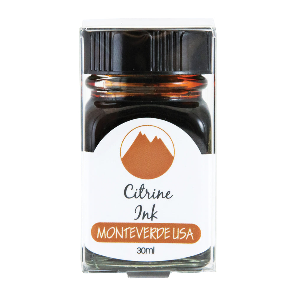 Monteverde USA GemsStone 30ml Fountain Pen Ink Citrine