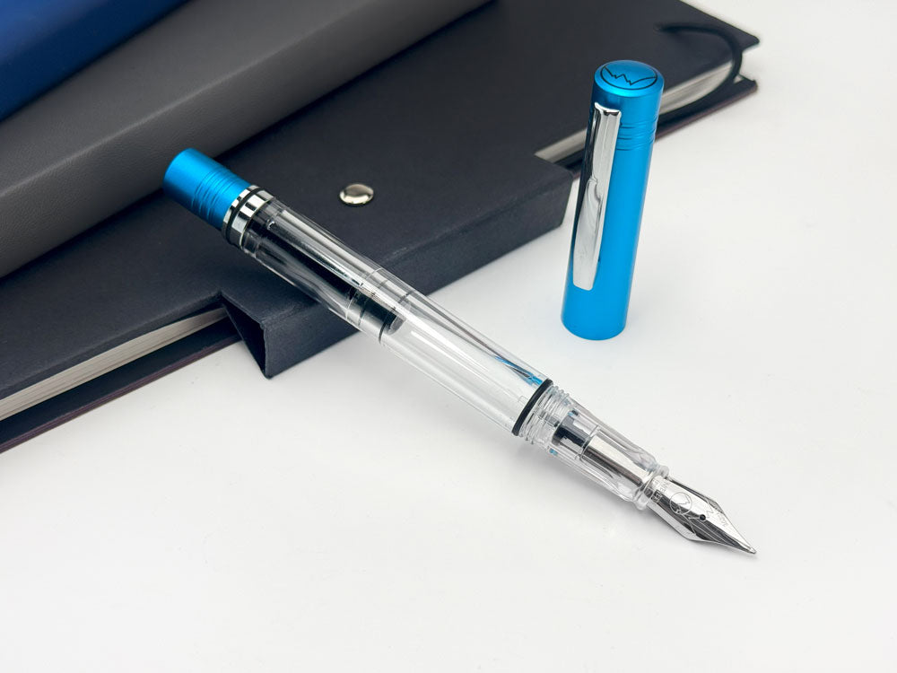 Monteverde USA® MP1 Lock-It Piston Technology Fountain Pen Bright Blue