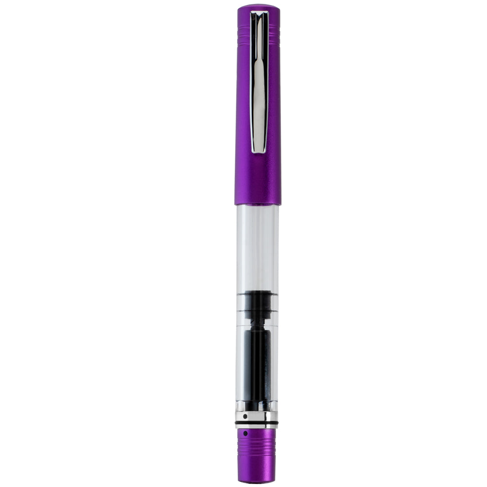 Monteverde USA® MP1 Lock-It Piston Technology Fountain Pen Purple Frost