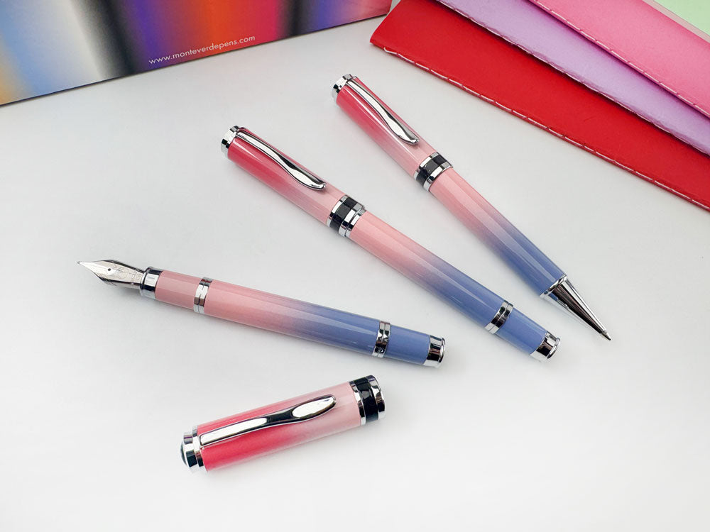 Monteverde Innova Ombre Fusion Charm (Violet/Pink/Magenta) Fountain Pen