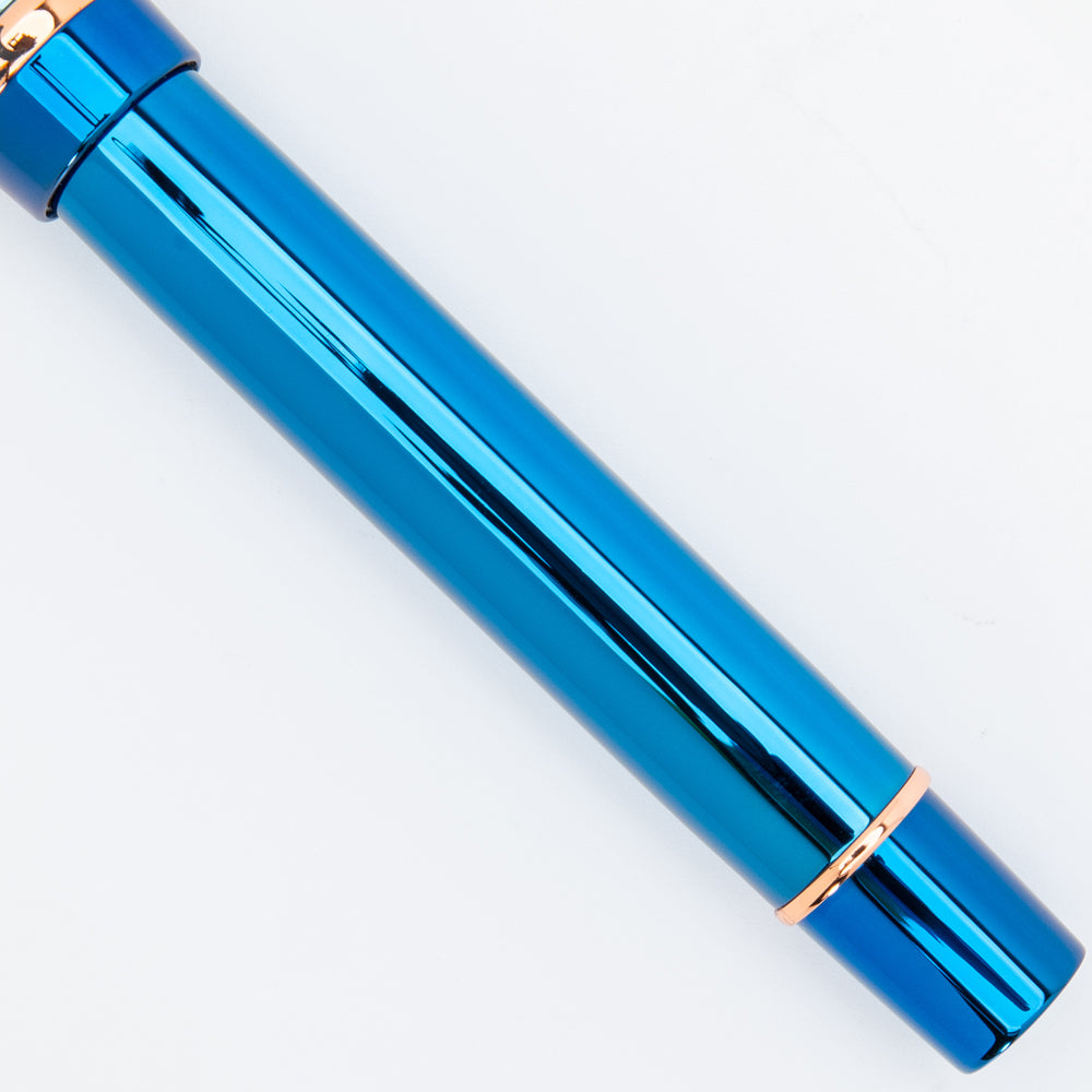 Conklin Duragraph Special Edition PVD Blue Fountain Pen