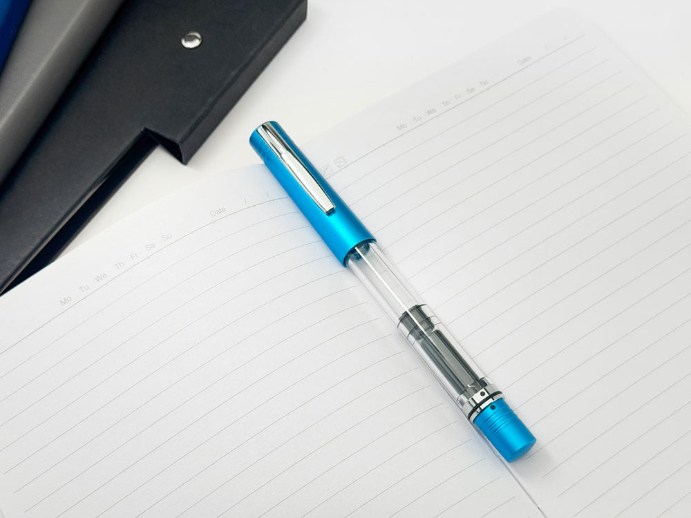 Monteverde USA® MP1 Lock-It Piston Technology Fountain Pen Bright Blue