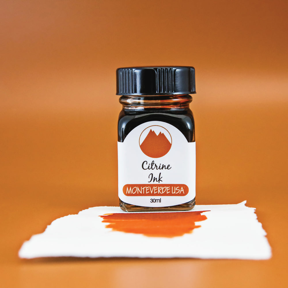 Monteverde USA GemsStone 30ml Fountain Pen Ink Citrine