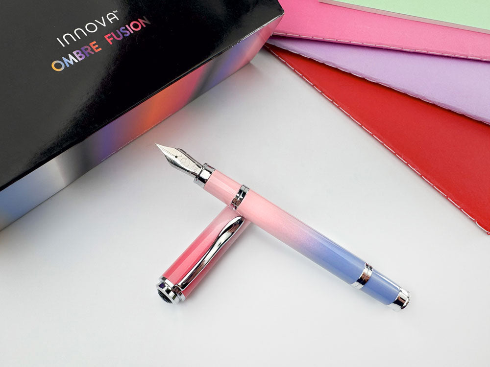 Monteverde Innova Ombre Fusion Charm (Violet/Pink/Magenta) Fountain Pen