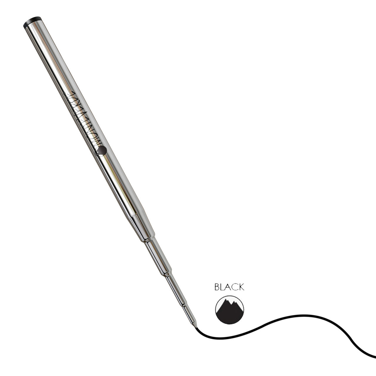 Montverde USA Ballpoint Refill To Fit Montblanc Style Ballpoint Pens Broad Point - Black(M142BK)