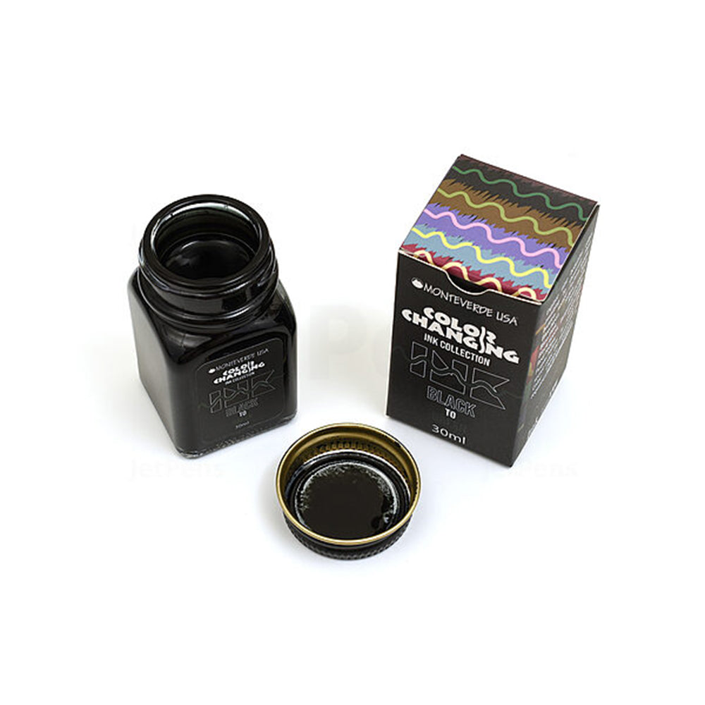 Monteverde USA® Colour Changing 30ml Ink Bottle + Changer set Black To Green