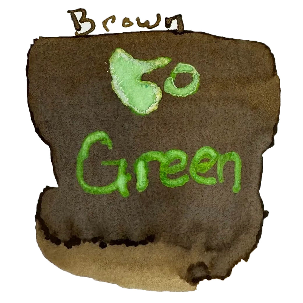Monteverde USA® Colour Changing 30ml Ink Bottle + Changer set Brown To Green