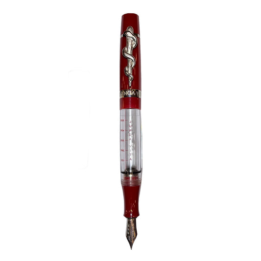 Stipula Lungavita 351pcs Limited Edition Fountain Pen Cartridge/Piston/Eye Dropper Crystal Clear - Red