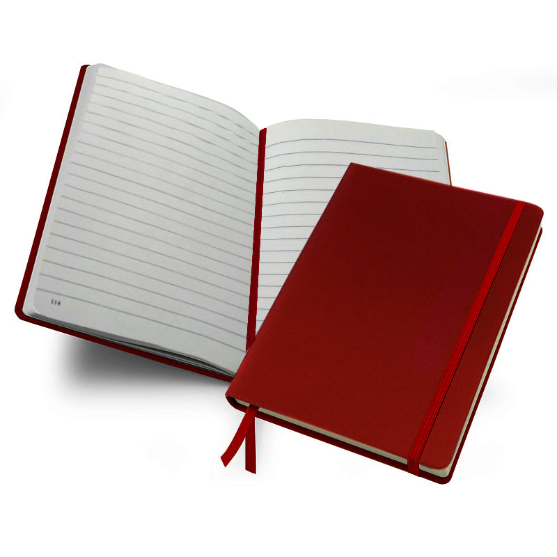 Livtek India Mipad Mediuml Hard Cover Ruled Notebook - Maroon
