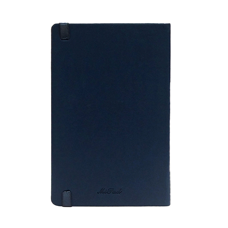 Livtek India Mipad Mediuml Hard Cover Ruled Notebook - Navy Blue
