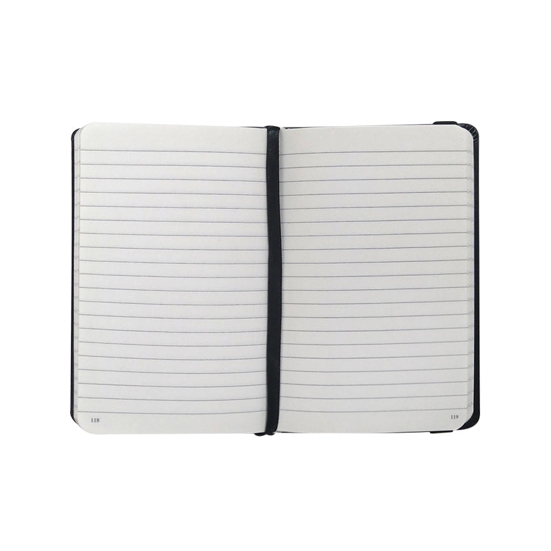 Livtek India Mipad Small Hard Cover Ruled Notebook - Black