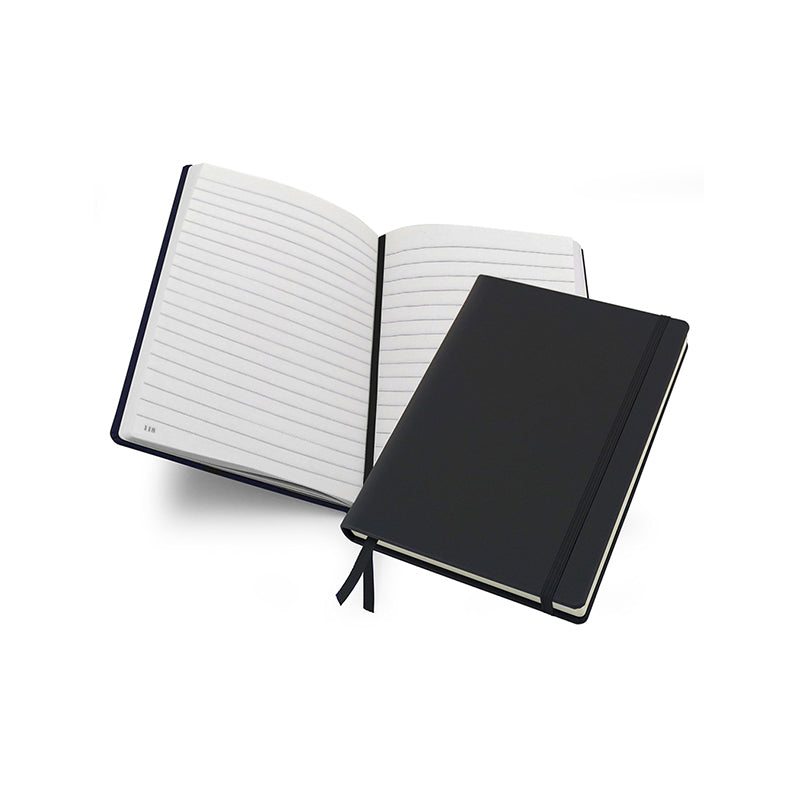 Livtek India Mipad Small Hard Cover Ruled Notebook - Black