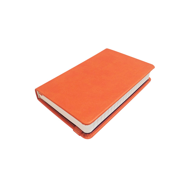 Livtek India Mipad Small Hard Cover Ruled Notebook - Orange