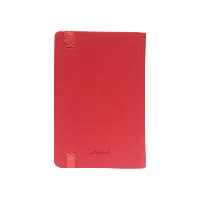 Livtek India Mipad Small Hard Cover Ruled Notebook - Blossom Red