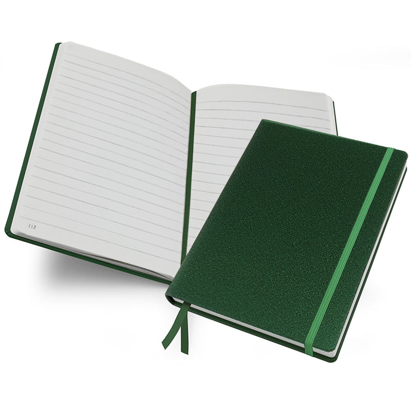 Livtek India Mipad Mediuml Hard Cover Ruled Notebook - Green