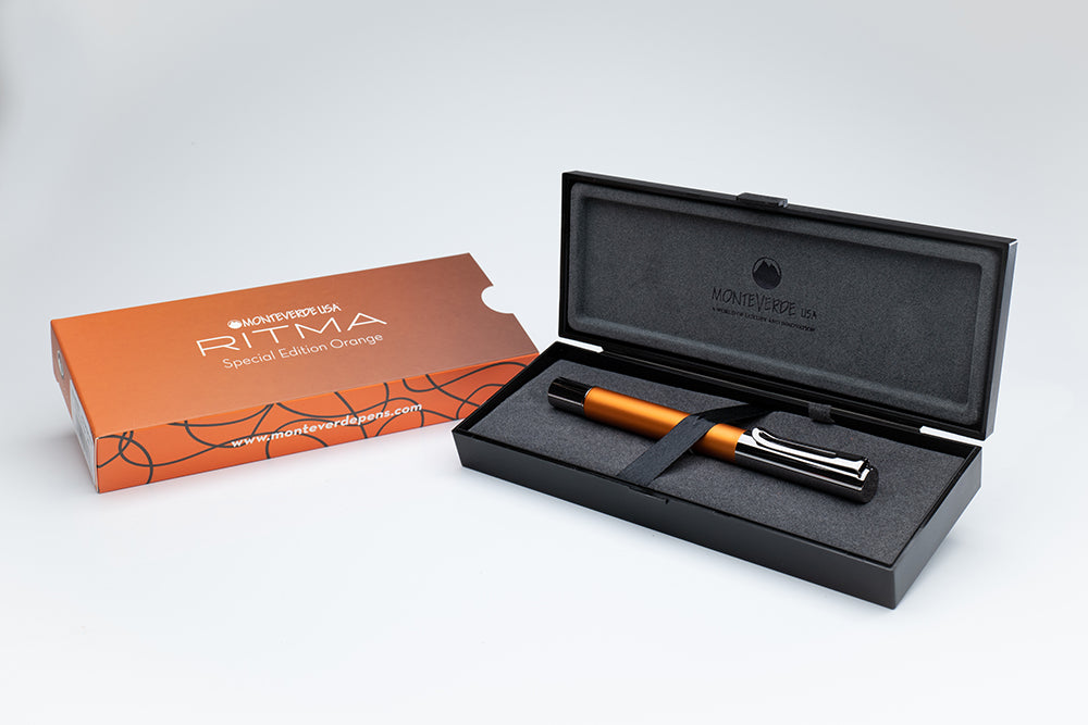 Monteverde USA Ritma Special Annual Collectible Edition 2023 Anodized Fountain Pen Orange