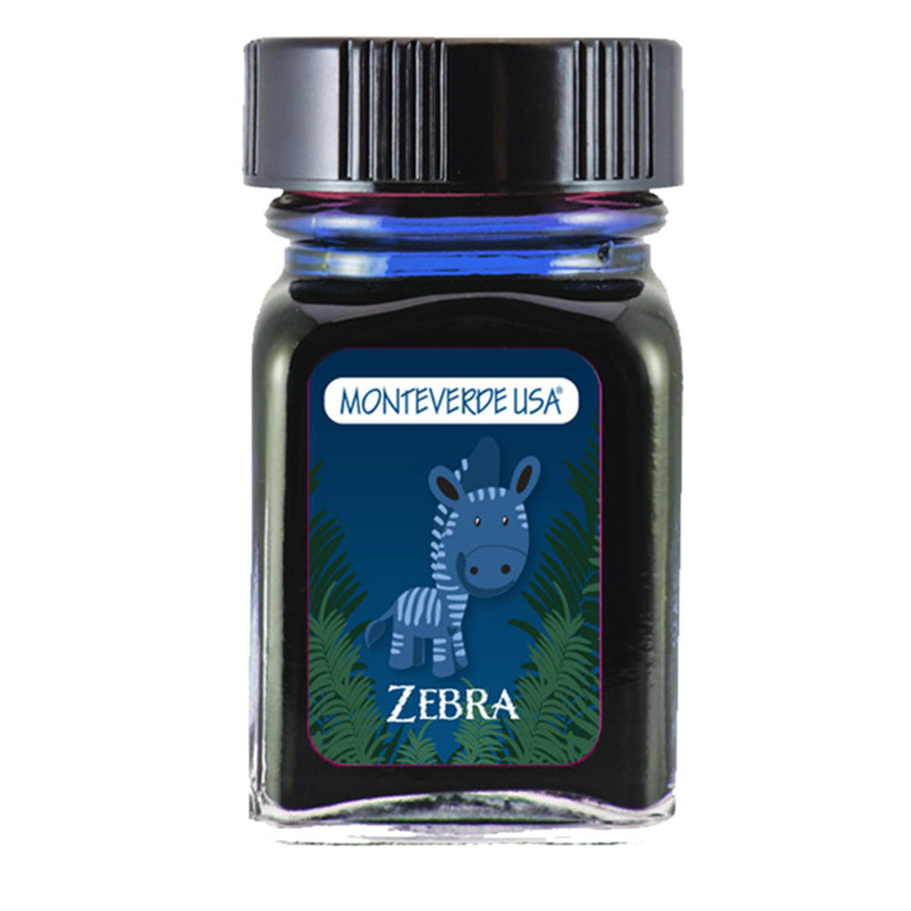 Monteverde USA® Jungle Ink 30 ML Zebra (Blue)