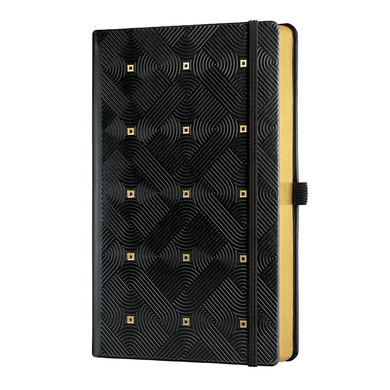 Castelli Milano Copper & Gold Pocket Ruled Notebook - Maya Gold