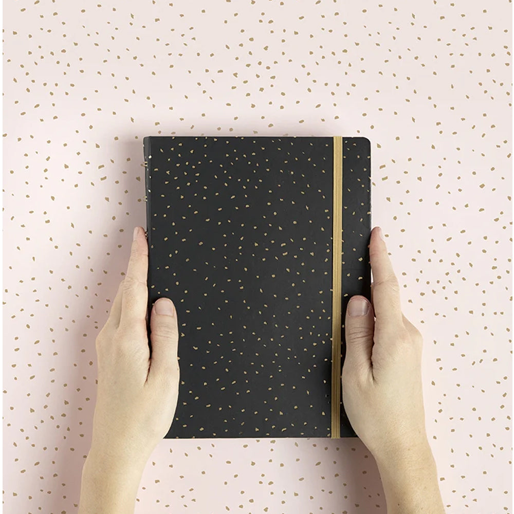 Filofax Confetti A5 Refillable Notebook Charcoal