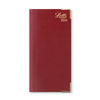 Lexicon Slim Landscape Week to View Diary with Appointments 2024 - Burgundy